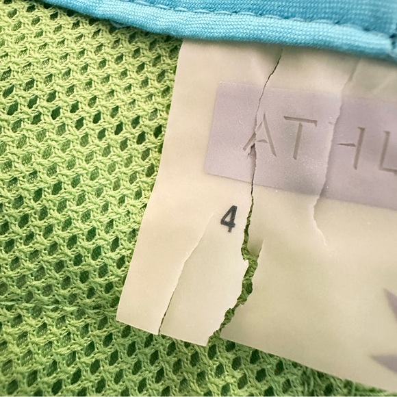 Athleta Lime and Aqua Women's Swim Shorts - Picture 5 of 5